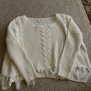 Cream sweater